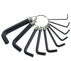 JOGO CHAVE ALLEN COM 10 PEÇAS 1,5 A 10MM THOMPSON