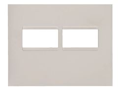 PIAL PLUS+ PLACA 1+1 POSTO HORIZONTAL 4X4 BRANCA 618511BC
