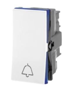 PIAL PLUS+ MODULO PULSADOR CAMPAINHA BORNE AUTOMATICO 2A 250V BRANCA 611012BC
