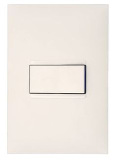 PIAL PLUS+ 1 INTERRUPTOR SIMPLES HORIZONTAL BRANCA
