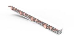 BARRAMENTO PENTE MONOFÁSICO 12 MÓDULOS 80A 21CM SOPRANO