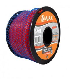 FIO DE NYLON QUADRADO PARA ROCADEIRA 3.0MM 1KG AJAX