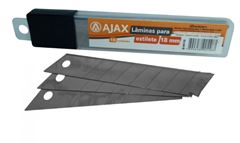 LAMINA PARA ESTILETE 18MM COM 10PC AJAX