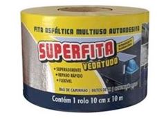 FITA ASFALTICA 10CMX10MT ALUMINIO SUPERFITA