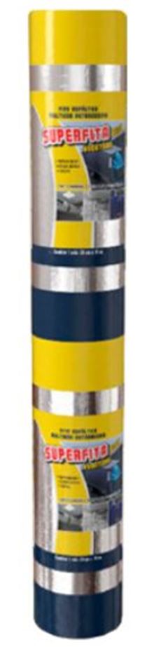 FITA ASFALTICA 90CMX10MT ALUMINIO SUPERFITA