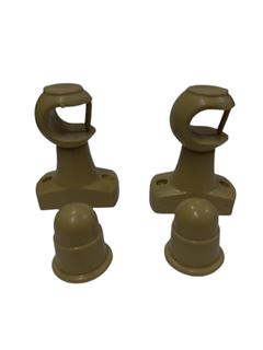 KIT SUPORTE PARA CORTINA 19MM MARFIM DHON