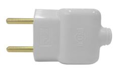 PINO MACHO 2P 10A CINZA 14010 ILUMI - POTE COM 10 UN