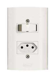 ROMAZI DUNAS 1 INTERRUPTOR SIMPLES+ TOMADA 2P+T 10A 2016