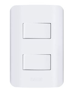 ROMAZI CANOA 2 INTERRUPTORES SIMPLES 10A 2613