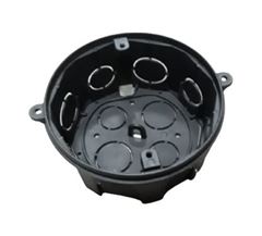 CAIXA DE LUZ 3X3 PRETO ROMAZI