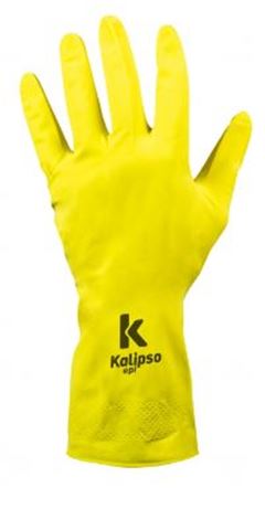 LUVA LATEX AMARELA LIGHT T9 KALIPSO