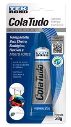 COLA TUDO MULTIUSO 20GR TRANSPARENTE BLISTER TEKBOND