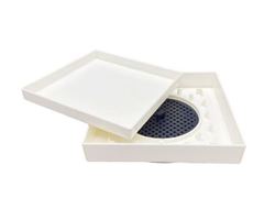 RALO OCULTO SIFONADO QUADRADO BRANCO 150X150CM RIP