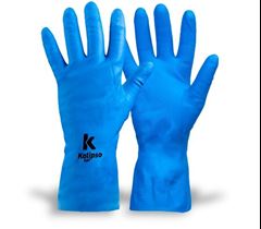 LUVA LATEX AZUL SUPER SILVER T10 (XG) KALIPSO