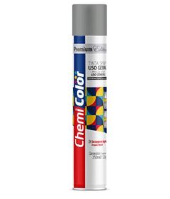 TINTA SPRAY USO GERAL ALUMINIO PARA RODAS 250ML CHEMICOLOR