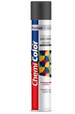 TINTA SPRAY USO GERAL GRAFITE 250ML CHEMICOLOR