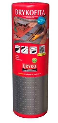 FITA ASFALTICA 45CMX10MT ALUMINIO DRYKO