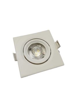 SPOT EMBUTIR QUADRADO BRANCO 3W 6500K BRANCA FOXLUX