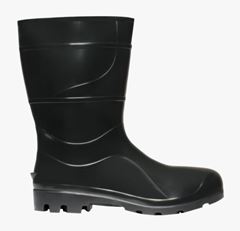 BOTA PVC CANO MEDIO PRETA SEM FORRO N.39 CRIVAL