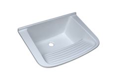 TANQUE MARMORE SINTETICO 49X37CM BRANCO BELLA PIA