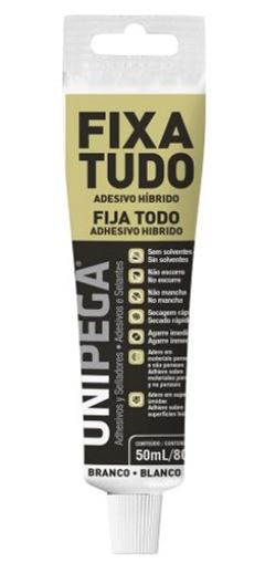 COLA FIXA TUDO HIBRIDO 50ML 80GR BRANCO UNIPEGA
