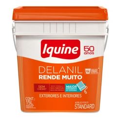IQUINE DELANIL RENDE MUITO 15 LITROS BALDE BRANCO NEVE IQUINE