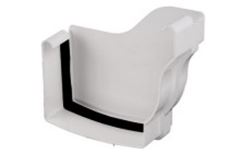 CABECEIRA ESQUERDA PARA CALHA PLUVIAL EXTERNA AMANCO