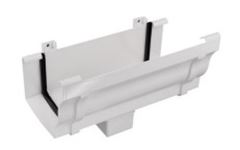 BOCAL PARA CALHA QUADRADO 65MM BRANCO AMANCO