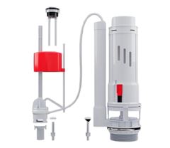 MECANISMO COMPLETO UNIVERSAL 2 ACIONAMENTO PARA CAIXA ACOPLADA EGAFLUSH