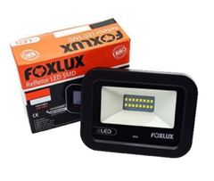 REFLETOR LED PRETO 300W 6500K SLIM FOXLUX