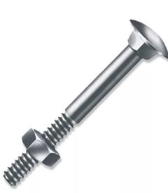 PARAFUSO FRANCÊS COM PORCA SEXTAVADA 5/16X3' C/100 JOMARCA
