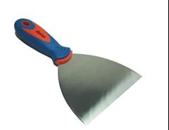 ESPATULA DE AÇO CROMADO 10,0 CM CABO PLASTICO ROMA
