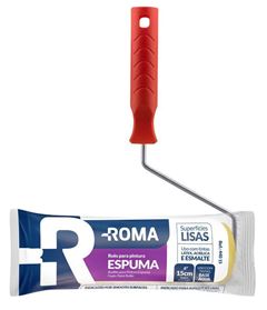 ROLO DE ESPUMA 05CM AMARELO COM CABO ROMA