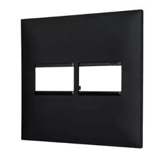 PIAL PLUS+ PLACA 4X4 1+1 POSTO HORIZONTAL PRETO