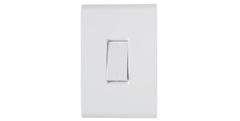 TRAMONTINA LIZ 1 INTERRUPTOR BIPOLAR 10A VERTICAL BRANCO
