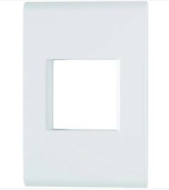 TRAMONTINA LIZ PLACA 2 POSTOS JUNTOS 4X2 BRANCO