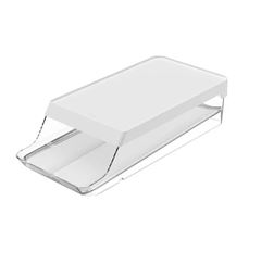 ORGANIZADOR DE OVOS ROLL CLEAR FRESH BRANCO O.U