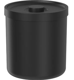 LIXEIRA BOLD 6L PRETO O.U