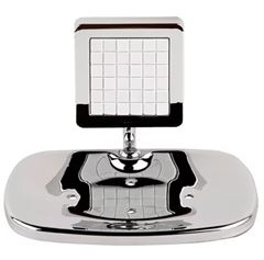SABONETEIRA CROMADA JACKWAL METAL BRANCO OBI