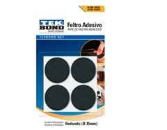 FELTRO ADESIVO RD 35MM C/8 PT TEKBOND