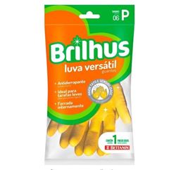 LUVA LATEX AMARELA P BRILHUS BETTANIN