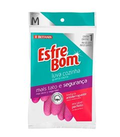 LUVA COZINHA ESFREBOM LATEX M  BETTANIN