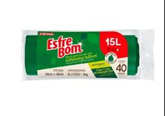 SACO PARA LIXO ESFREBOM BIODEGRADÁVEL 15 LITROS BETTANIN