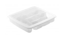 PORTA TALHER G COM TAMPA PLASTICA SANREMO