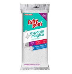 ESPONJA MÁGICA ESFREBOM COM 3 UNIDADES BETTANIN