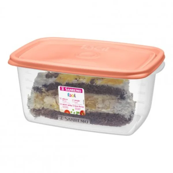 POTE PLASTICO RETANGULAR 3,2L SANREMO