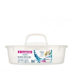 BALAIO LIMPEZA OVAL PLASTICO SANREMO