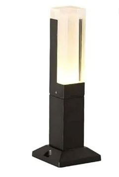 BALIZADOR LED JARDIM 60CM 7W 3000K PRETO ASTRALED