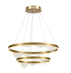 PENDENTE LED 64W 3000K LOMY DOURADO ASTRALED