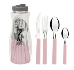 FAQUEIRO 16PC INOX GAMBOA ROSA TRAMONTINA